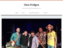 Tablet Screenshot of glenpridgen.com
